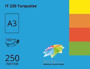 Папір офісний кольоровий Spectra_Color А3 250 арк насичений, 160 гр/м2, синій 210 Lemon 16.4458 фото