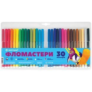 Фломастери Centropen 30 кольори 7550/30 ТП фото