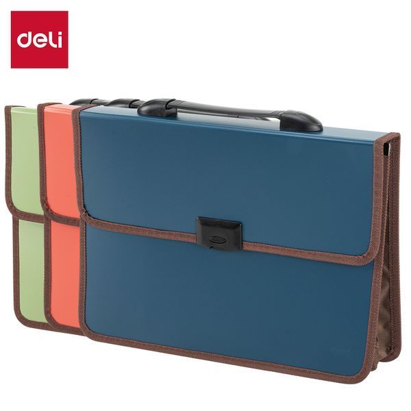 Портфель Deli 2вiд А4 Magic Cube Line на замку E39634 фото