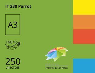 Папір офісний кольоровий Spectra_Color А3 250 арк насичений, 160 гр/м2, зелений 210 Lemon 16.4458 фото