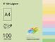 Папір офісний кольоровий пастель А4 80 гр/м2 100 арк Spectra_Color , світло-зелений 130 16.4183 фото 1