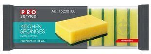 Губки для посуду PROservice 10 х 7 х 3 см, 10 шт жовті 15200100 фото