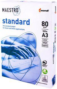 Папір офісний Mondi А3 500 арк Maestro Standard, 80 гр/м2, С+ - фото
