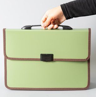 Портфель Deli 2вiд А4 Magic Cube Line на замку E39634 фото