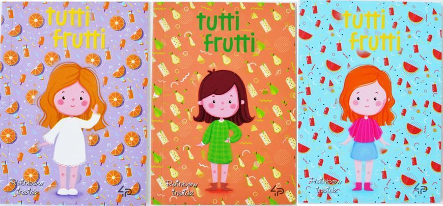 Блокнот м'яка обкл Profiplan А6 Artbook Rainbow Tutti Frutti, 48 арк 901395 фото