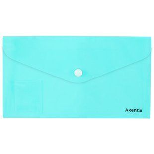 Папка на кнопці Axent DL(250х130 євро) Pastelini не прозора 1414-21 фото