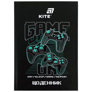 Щоденник шкільний Kite твердий, А5, Game on k26-262-16 фото