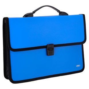 Портфель Deli 2вiд А4 на замку EB50332 фото