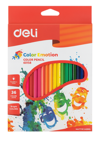 Олівці кольорові Deli Color Emotion 24 кольори EC00220 фото
