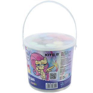 Крейда Kite 5 кол Jumbo кругла у вiдрі LP21-074 фото