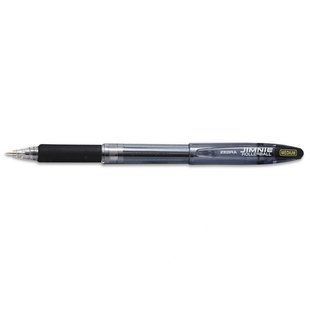 Ручка кулькова Zebra Jimnie classik з гум.грип 0,7 мм, чорний (2)RB 100 фото