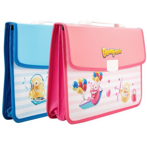 Портфель Deli 2вiд А4 Bumpees на замку EZ60002 фото