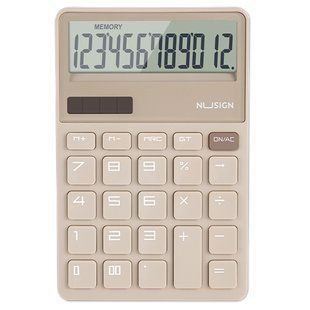 Калькулятор настільний Deli Nusign ENS042, 12 розрядів, 163,6 х 106 х 19 мм ENS042 фото