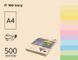 Папір офісний кольоровий пастель А4 80 гр/м2 500 арк Spectra_Color , слонова-кістка 190 фото 1