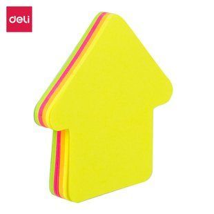 Блок клейкий Deli 4 кол 70 х 70 мм, 80 арк EA03102 фото