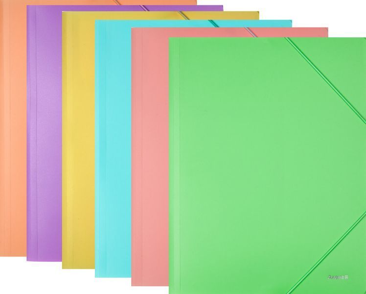 Папка на гумці Axent Pastelini А4 2 гумки не прозора 1504-09-A фото