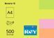 Папір офісний кольоровий неон А4 80 гр/м2 500 арк Rey Adagio, помаранчевий 12 16.7367 фото 2