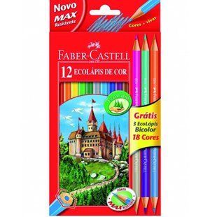 Олівці кольорові Faber_Castell 12 кольорів з чинкою 120523 фото