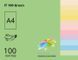 Папір офісний кольоровий Spectra_Color А4 100 арк пастель, 80 гр/м2 16.4183 фото 1