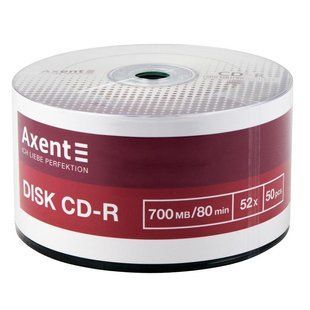 Диски Axent 700Mb 52х bulk, 50шт 8102-А фото