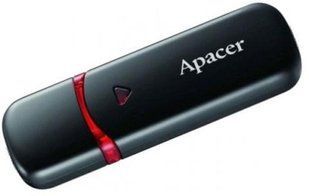 Флеш карта Apacer 32 GB USB 2.0, AH333 чорна 6315954 фото