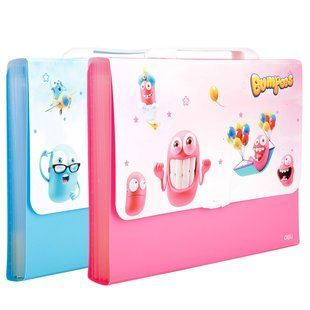 Портфель Deli 7вiд А4 Bumpees на замку EZ60102 фото