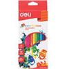 Олiвцi кол Deli EC00200 12кол Color Emotion трикутний дерев корпус, карт/кор
