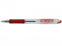 Ручка кулькова Zebra KRB-100-R червоний автоматична Jim Knock  0.7mm