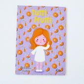 Блокнот Profiplan 901326 А6 48ар "Artbook Rainbow " Tutti Frutti", orange