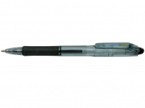 Ручка кулькова Zebra KRB-M100-B чорний автоматична Jim Knock тонована 1.0mm чорний