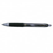 Ручка гелева Uni UMN-207 чорний 0,5 мм Signo micro чорний пластик, эргономiчний гумовий грип