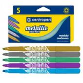 Маркер перман Centropen 8690/5 5шт 2-3мм Metallic