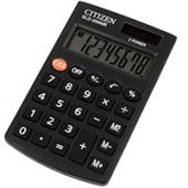 Кальк-р киш. Citizen SLD-200NR чорн 8 разряд, 61х97,5х12, ПВХ обклад, пласт кн