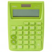Калькулятор Deli 1122Е зелений 12 разряд, 120х86х30 Vivid