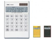Калькулятор Deli 39209Е мiкс 12 разряд, 183х107х15, LCD пласт корп, пласт кн