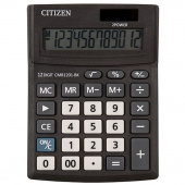 Калькулятор Citizen CMB-1201BK чорний 12 разряд, 103x138x24 Correct пластик корп, пласт кн