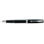 Ручка подар Parker F27C-84412C син РП Sonnet 08 мат.-чорн. хром перо