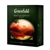 Чай пакетований Greenfield чорний 100шт/2гр "Golden Ceylon" коробка