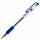 Ручка гелева Deli E6600 синiй 0,5мм з гумовим грипом