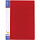 Папка 2 кiльця Economix_У 30701-03 червоний А4 40мм пласт з камарцем
