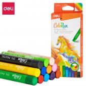 Пастель олiйна Deli EC20200 12кол "Color ran" карт/кор
