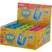 Чинка Deli ER00100 мiкс 1отв POP б/конт карт дисплей