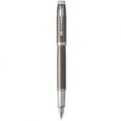 Ручка подар Parker 24311 син РП IM Premium Dark Espresso Chiselled хром