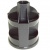 Пiдставка для ручок Спектр ПНВ-1 чорний 11вiд вращ  пласт высота-140 мм., диаметр-110 мм.