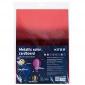 Картон кольоровий Kite K22-420 А4 8ар/кол металiзований