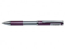 Ручка подарункова Zebra SL-F1 синiй РШ мет Slide рожевий з футляром