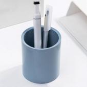 Пiдставка для ручок Deli NS023 блакитний 1 вiдд пластик 83*95mm кругла Nusign