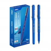 Ручка гелева Deli EG84-BL син 0,7мм гум.грiп, антiскол. корпус