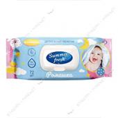 Серветки вологi Summer Fresh 80шт Ромашка