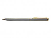 Ручка подарункова FlairP 1014 синiй РШ Long Champ сатин голд срiбний корпус з камнем